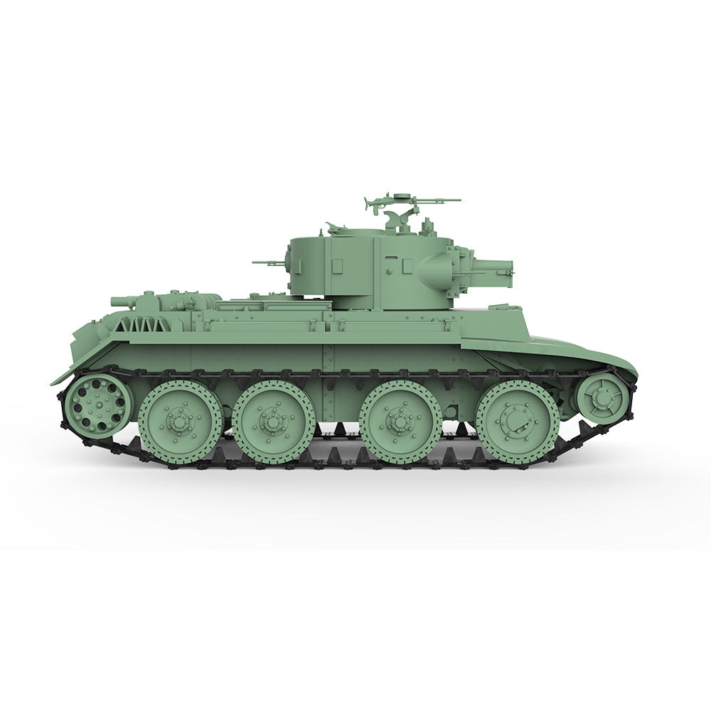SSMODEL 595 Military Armoured Model Kit Soviet BT-7A Light Tank
