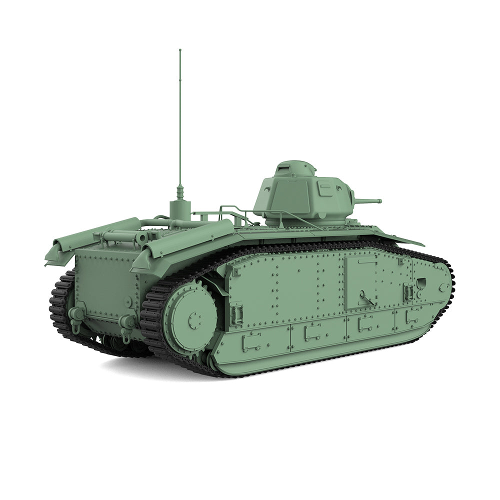 SSMODEL 651 Military Armoured Model Kit France B1 Heavy Tank (Phase II)
