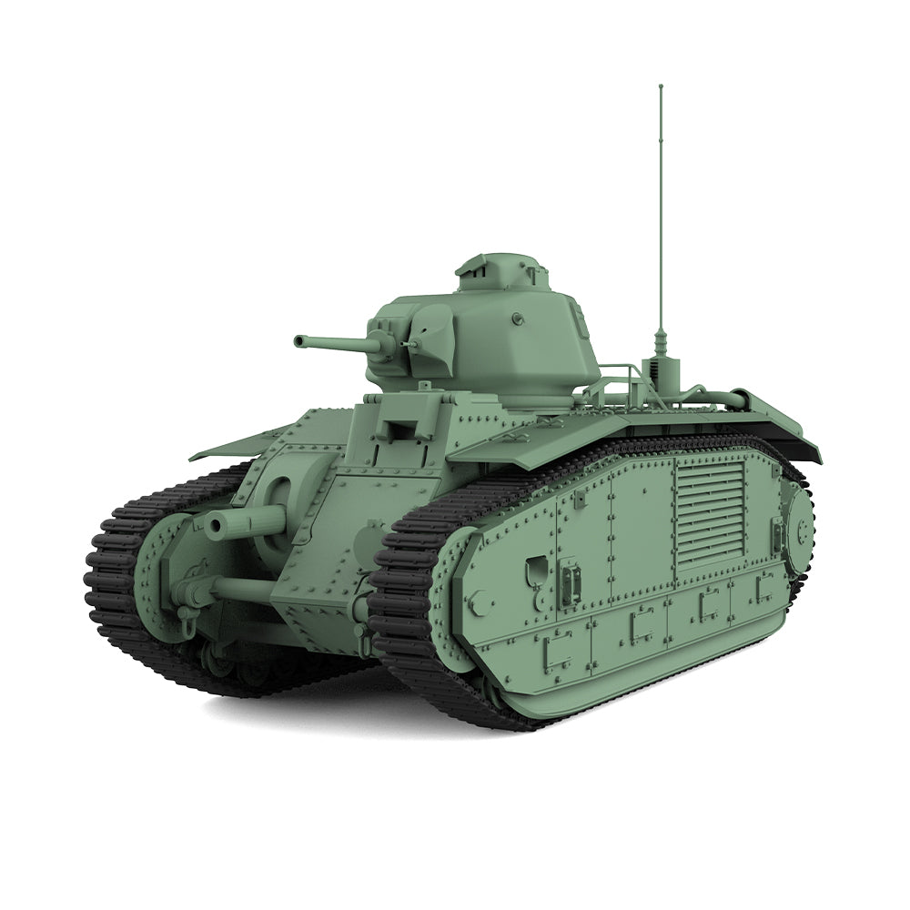 SSMODEL 651 Military Armoured Model Kit France B1 Heavy Tank (Phase II)