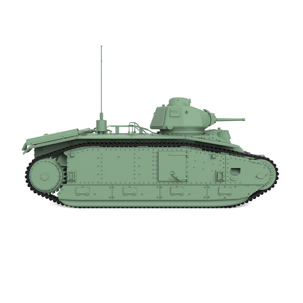 SSMODEL 651 Military Armoured Model Kit France B1 Heavy Tank (Phase II)