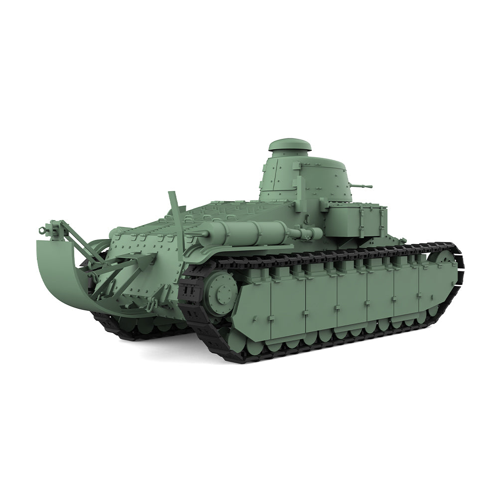 SSMODEL 657 Military Armoured Model Kit France Chare D1 Light Tank