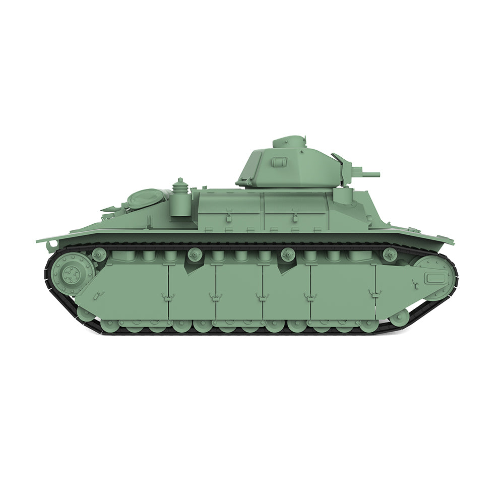 SSMODEL 658 Military Armoured Model Kit France Chare D2 Light Tank