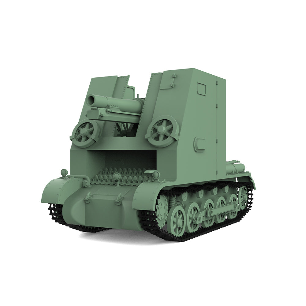 SSMODEL 709 Military Armoured Model Kit German Sturmpanzer I Bison Self-Propelled Gun