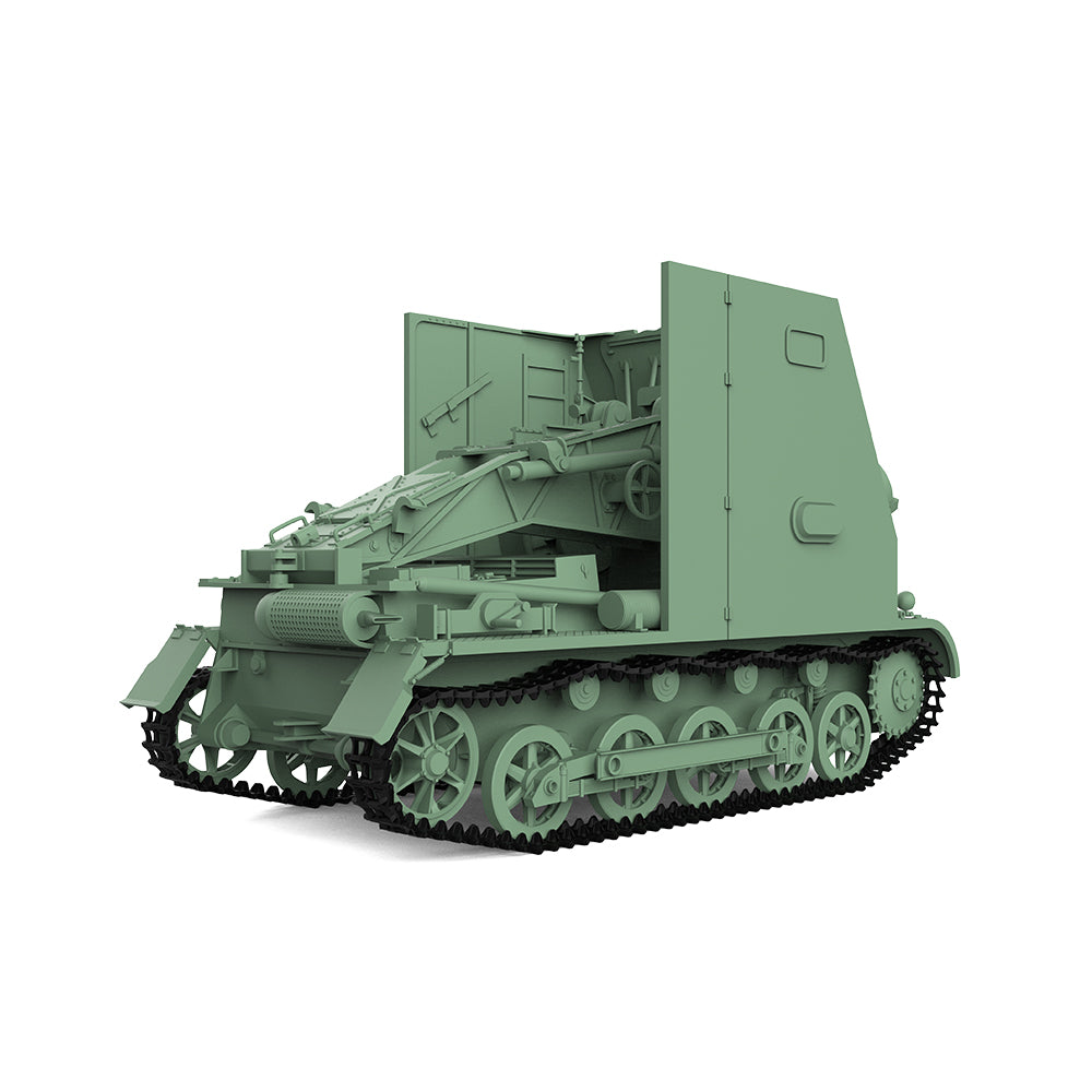 SSMODEL 709 Military Armoured Model Kit German Sturmpanzer I Bison Self-Propelled Gun