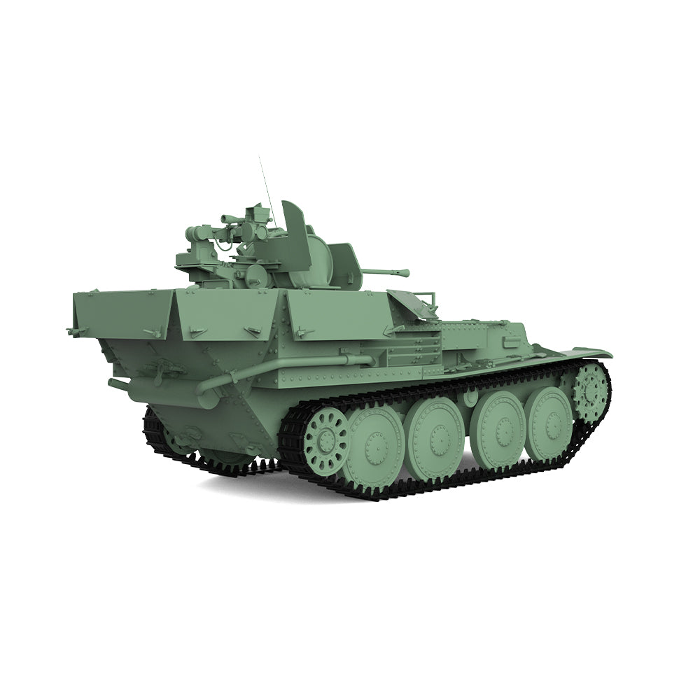 SSMODEL 727 Military Armoured Model Kit German 38T Sd.Kfz.140 Flakpanzer Tank