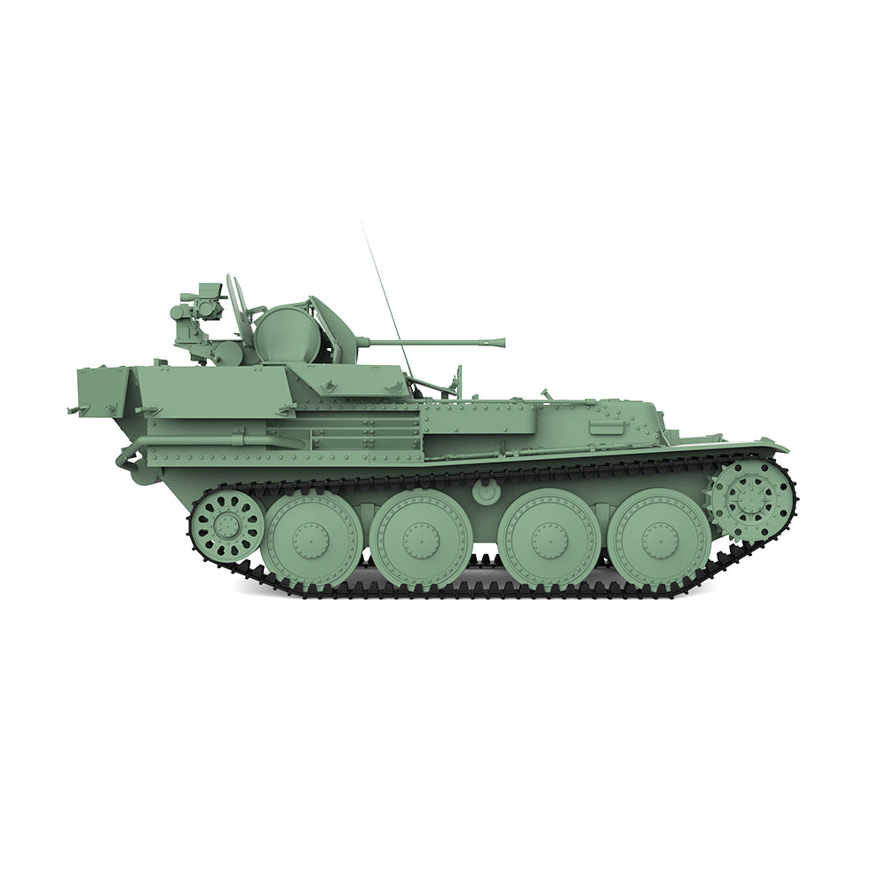 SSMODEL 727 Military Armoured Model Kit German 38T Sd.Kfz.140 Flakpanzer Tank