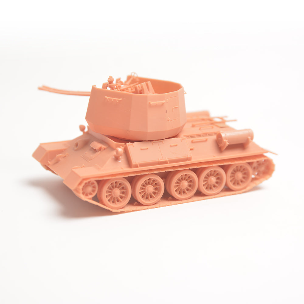 SSMODEL 751 Military Armoured Model Kit Soviet T-34 Anti Aircraft Tank