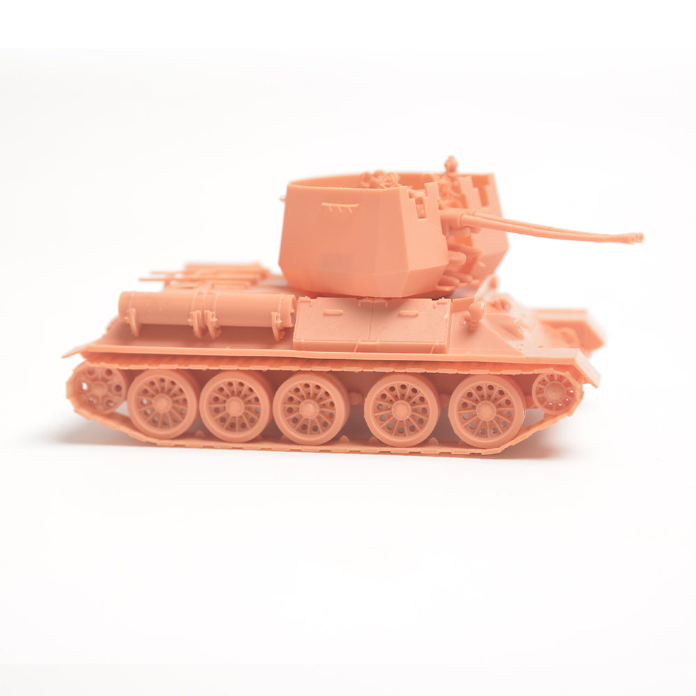 SSMODEL 751 Military Armoured Model Kit Soviet T-34 Anti Aircraft Tank