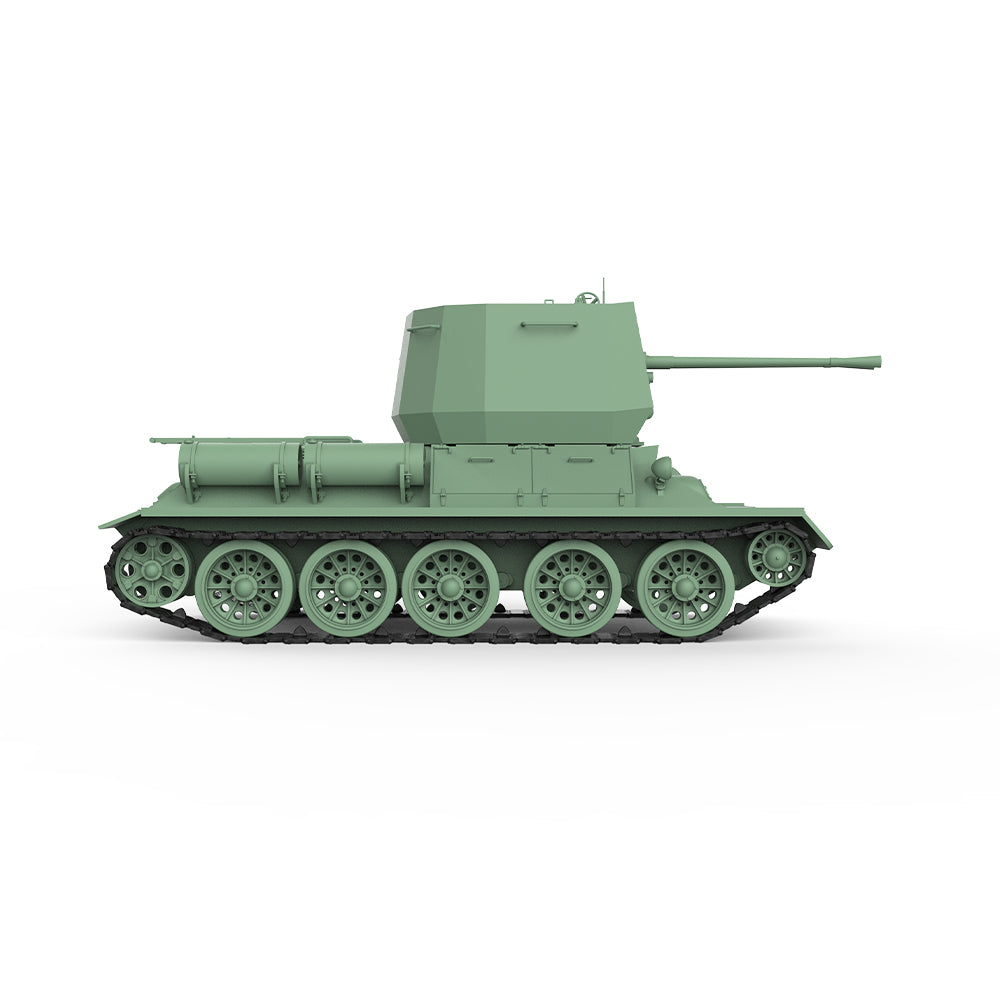 SSMODEL 751 Military Armoured Model Kit Soviet T-34 Anti Aircraft Tank