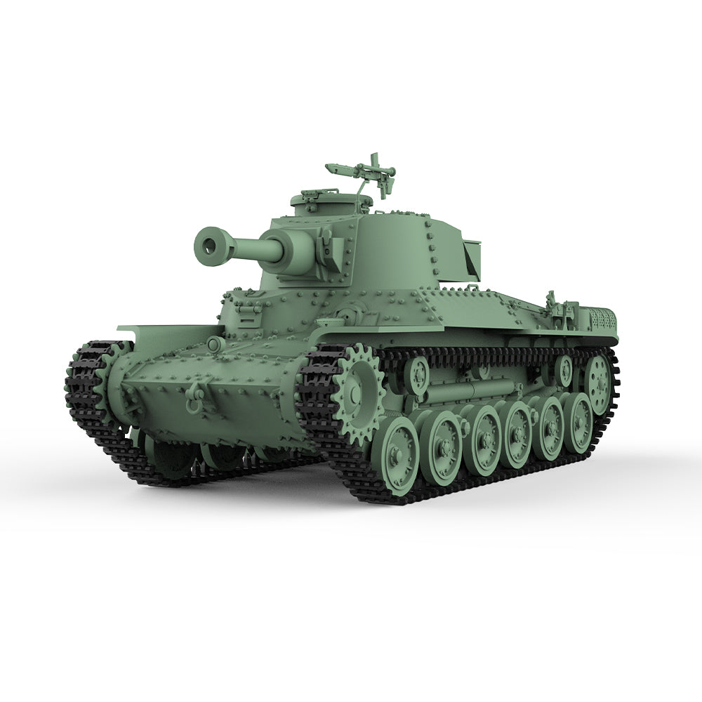 SSMODEL 821 Military Armoured Model Kit Japan Type 97 Chi-Ha Short 12cm Gun Tank