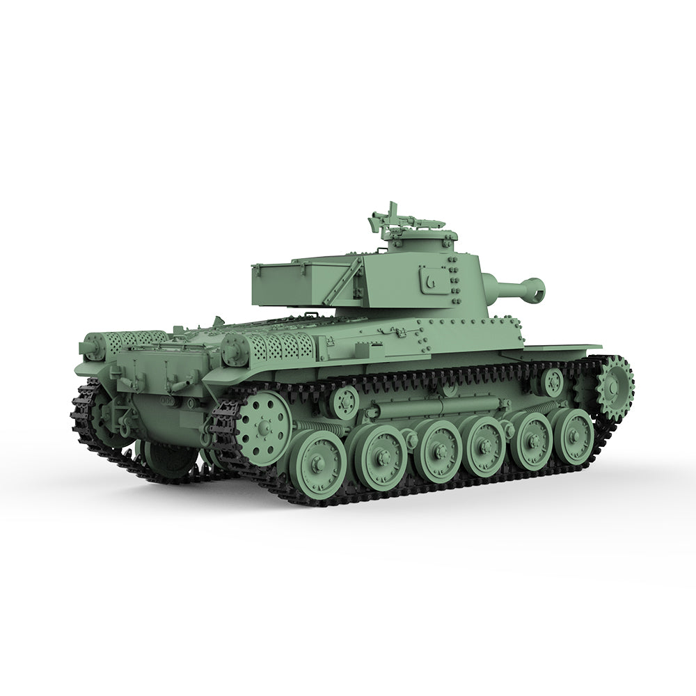 SSMODEL 821 Military Armoured Model Kit Japan Type 97 Chi-Ha Short 12cm Gun Tank