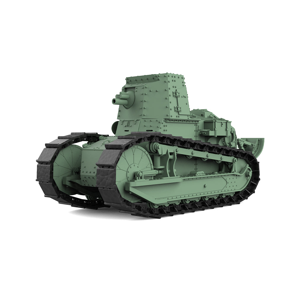 SSMODEL 834 25mm Military Model Kit France Renault FT 75 BS Self-Propelled Artillery