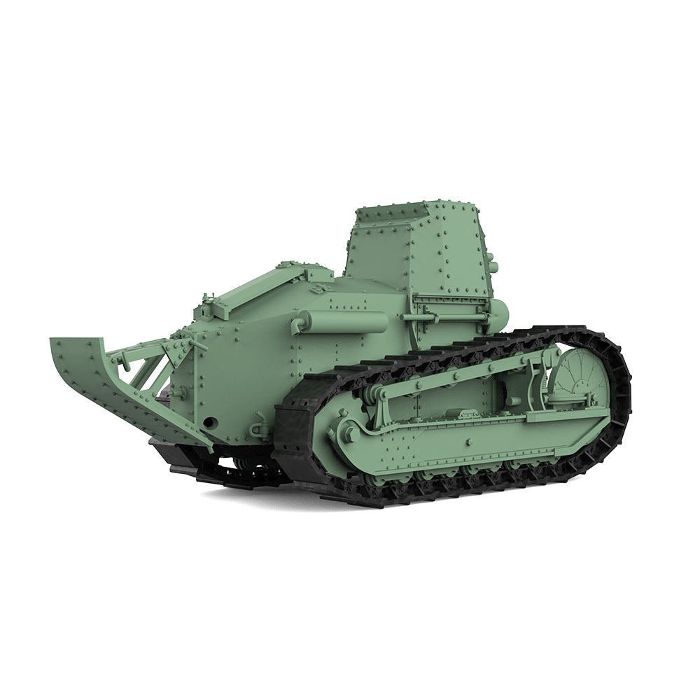 SSMODEL 834 25mm Military Model Kit France Renault FT 75 BS Self-Propelled Artillery