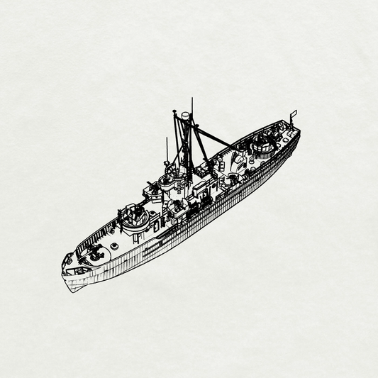 SSMODEL 764 Military Model Kit USS Landing Craft Support LSM Mk3 Water Line