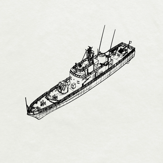 SSMODEL 760 Military Model Kit USS Asheville (PGM-84) Water Line