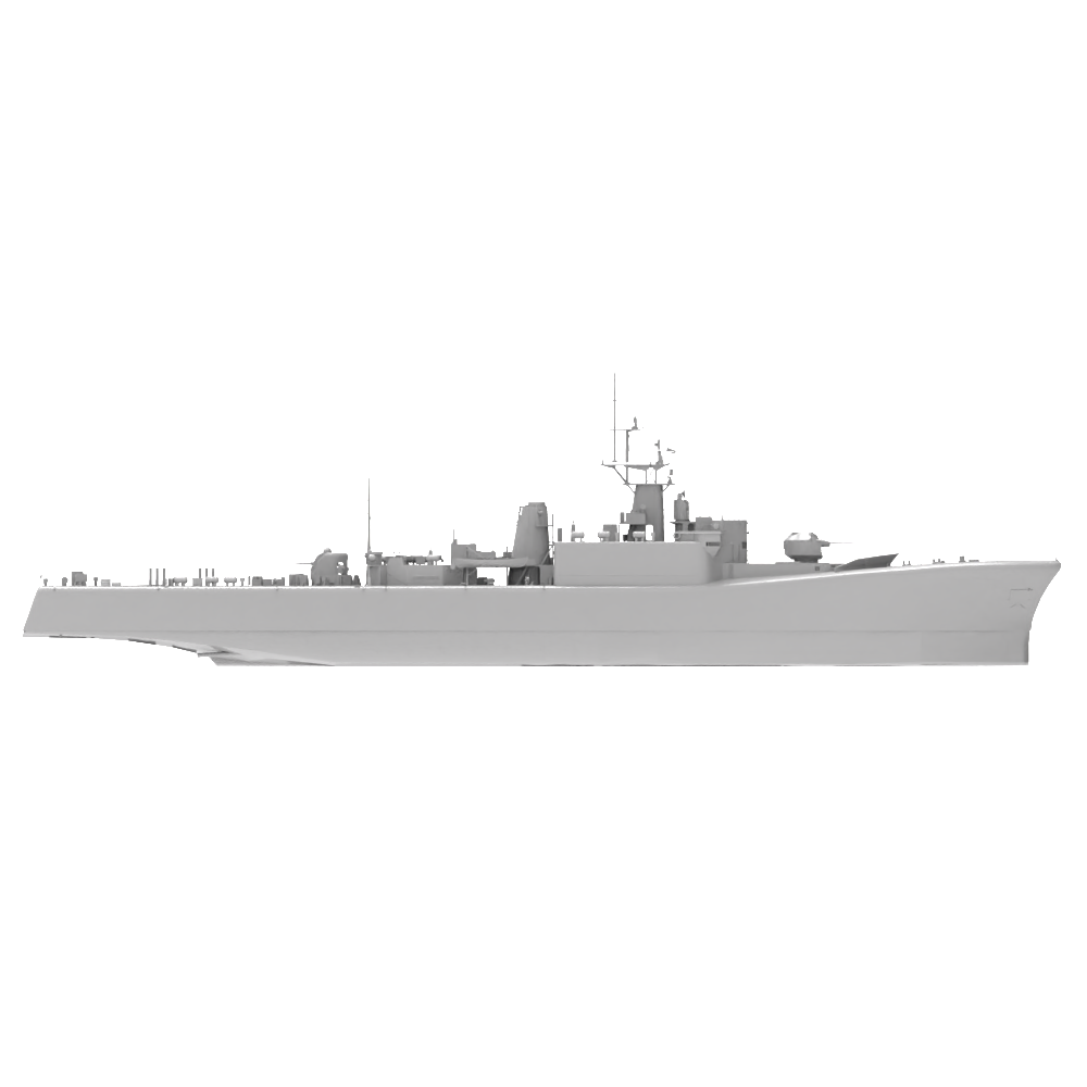 RHWS028 Military Model Kit Water Line HMCS Terra Nova DDE 229