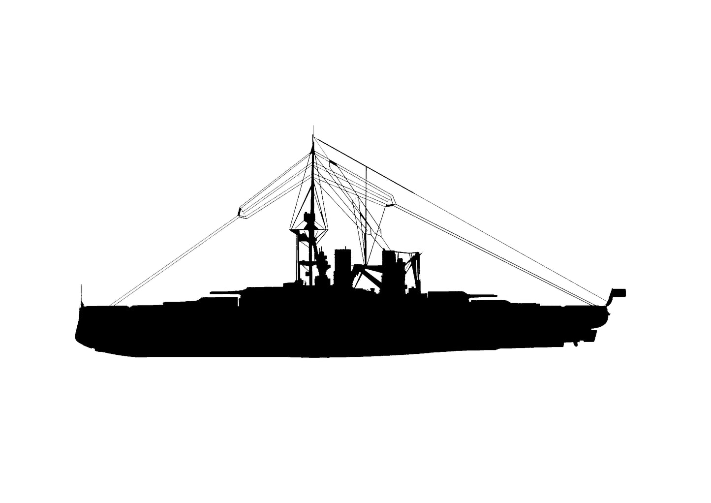 SSMODEL 588 Military Warship Model Kit German Navy Bayern battleship