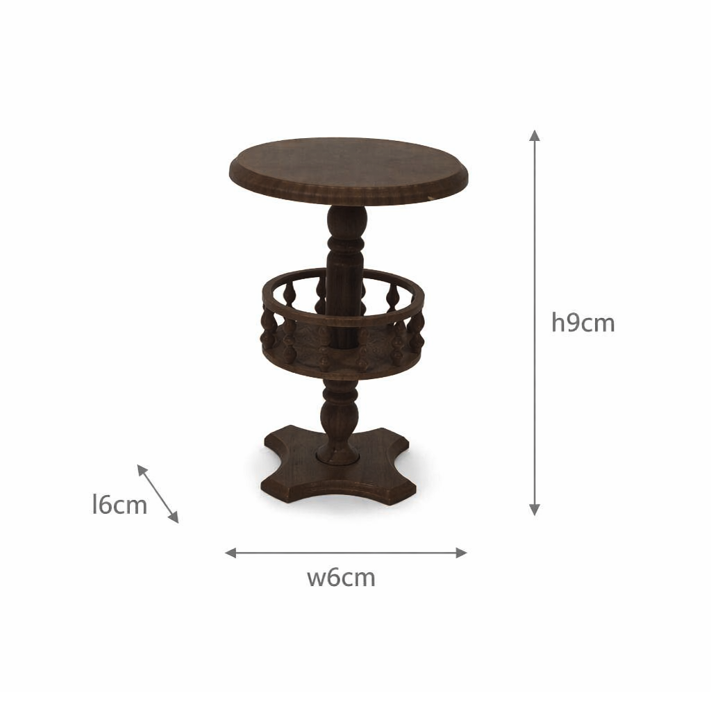 RHF0539C American-style retro bar high round table Desktop ornament dollhouse furniture mini bar scene furniture vintage furniture miniature bar round table