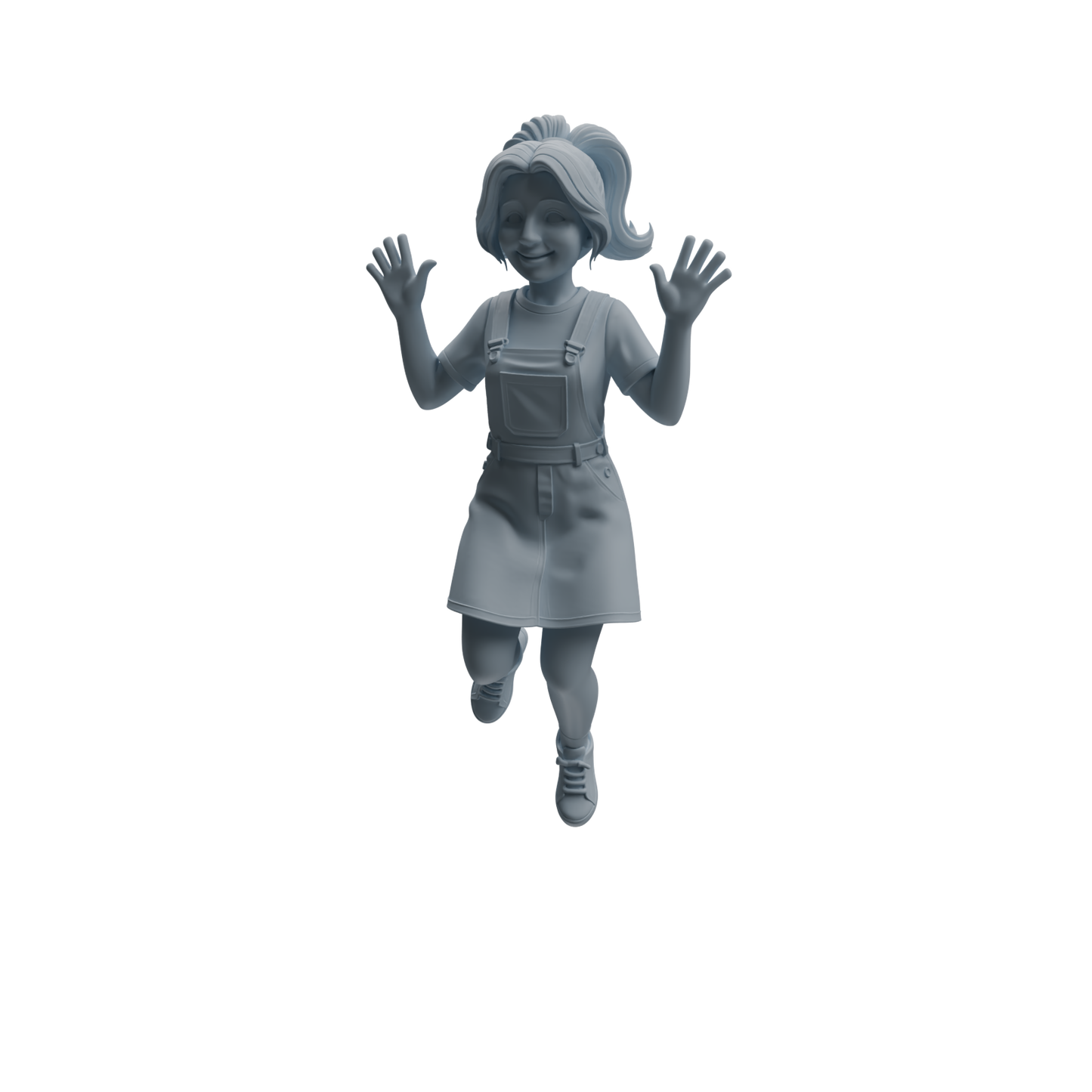 MRY-SFW LYTR1059 Jumping & Waving Character Modern Model 3 pcs