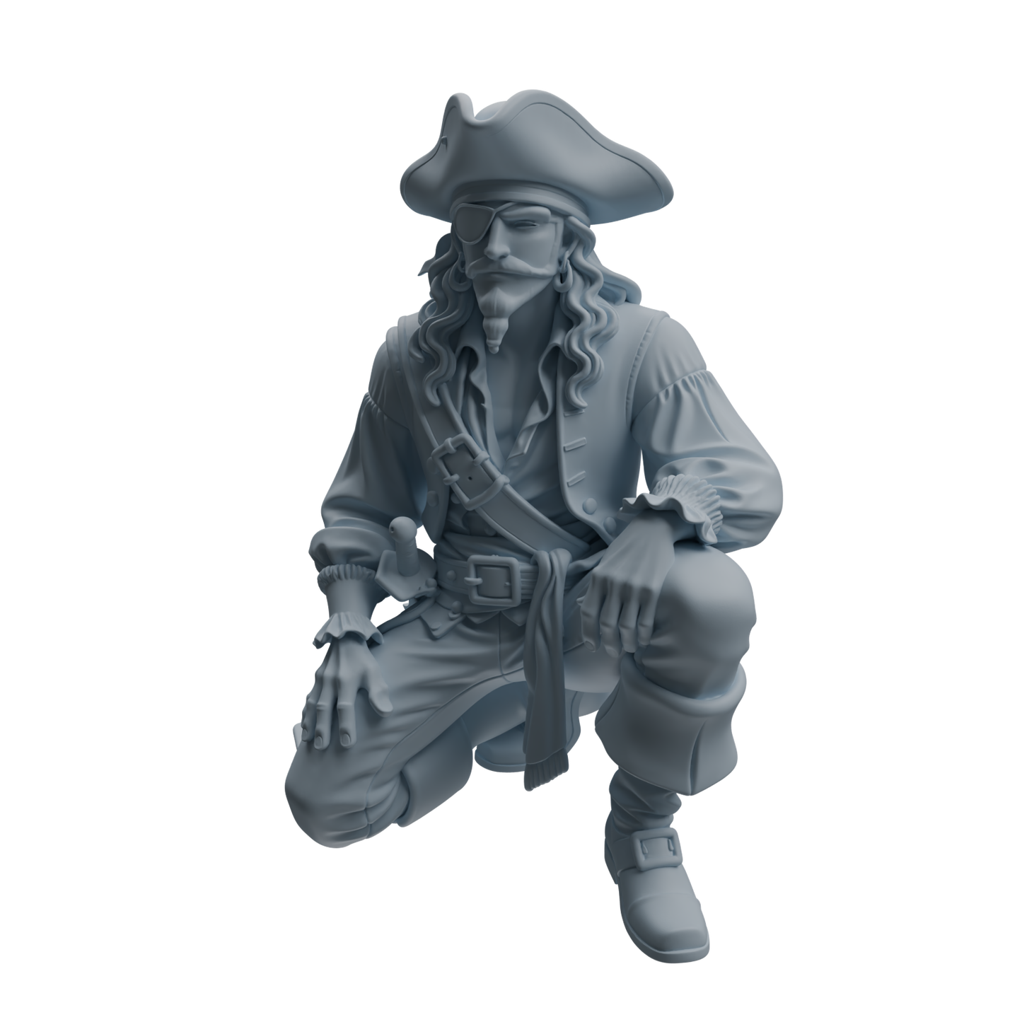 MRY-SFW LYTR1093 Sitting Pose Pirate Character Modern Model 3 pcs
