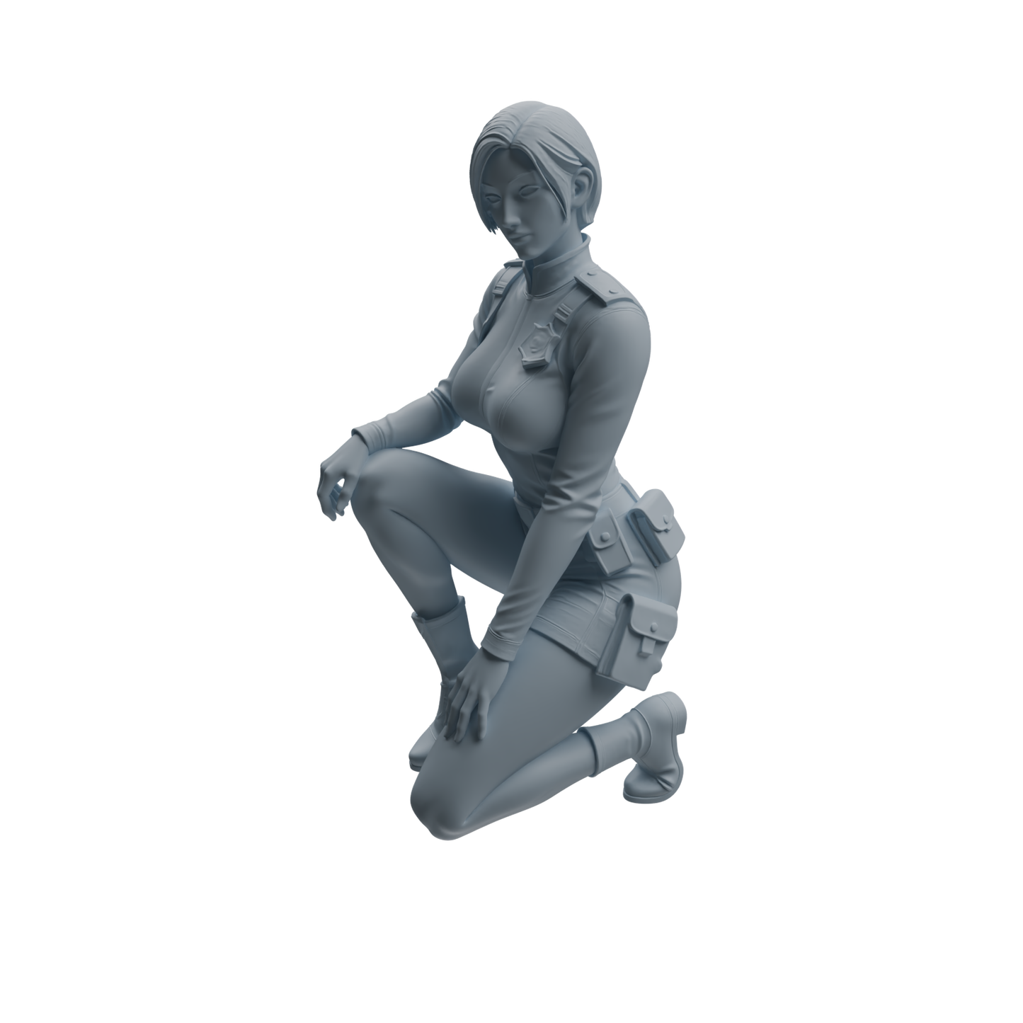 MRY-SFW LYTR956 Multi-Pose Female Police Officer Character Modern Model 3 pcs