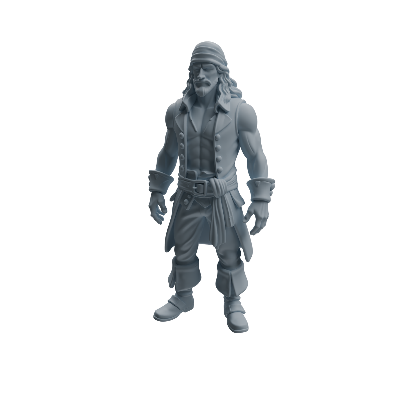 MRY-SFW LYTR1092 Realistic Pirate Character Modern Model 3 pcs