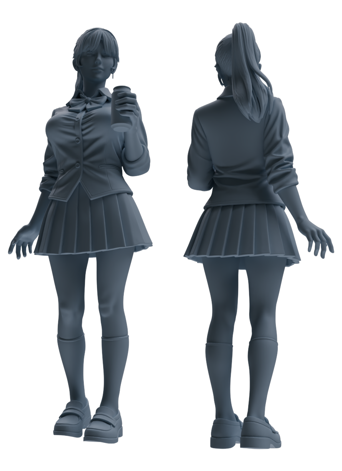 MRY-SFW LYTR874 College Style Uniform Girl Modern Model 3 pcs