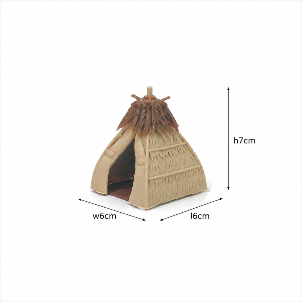 RHF0403 Wilderness Island Survival Series Ornaments Desktop Ornaments Creative DIY Cottage Furniture Dollhouse Accessories Miniature Home Mini Models Dollhouse Accessories Outdoor Scenes