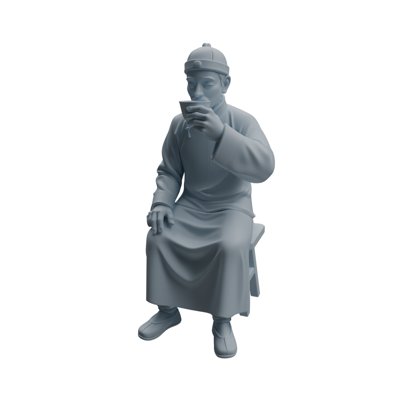 MRY-SFW LYTR979 Ancient Literati Gentleman Character Modern Model 3 pcs