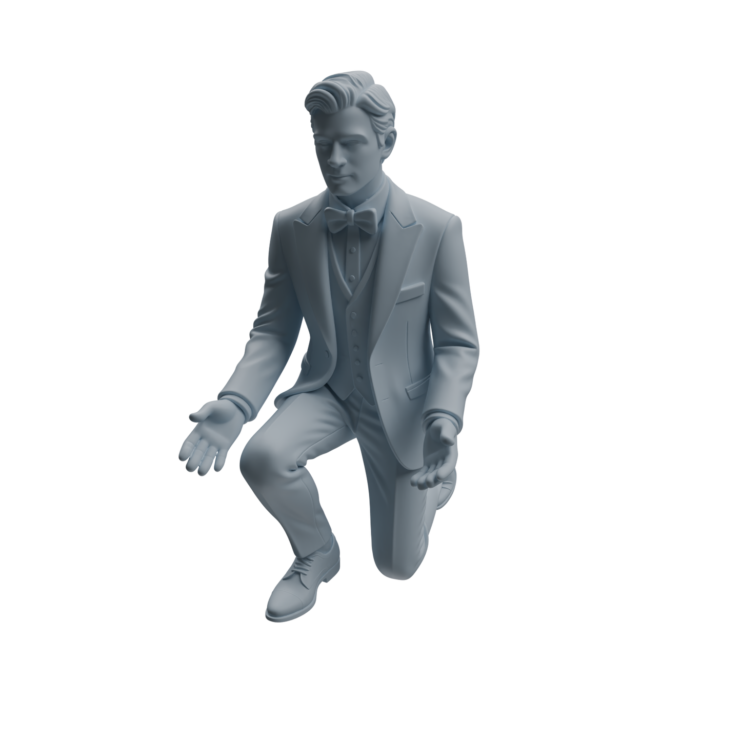 MRY-SFW LYTR944 Suit Man Character Modern Model 4 pcs