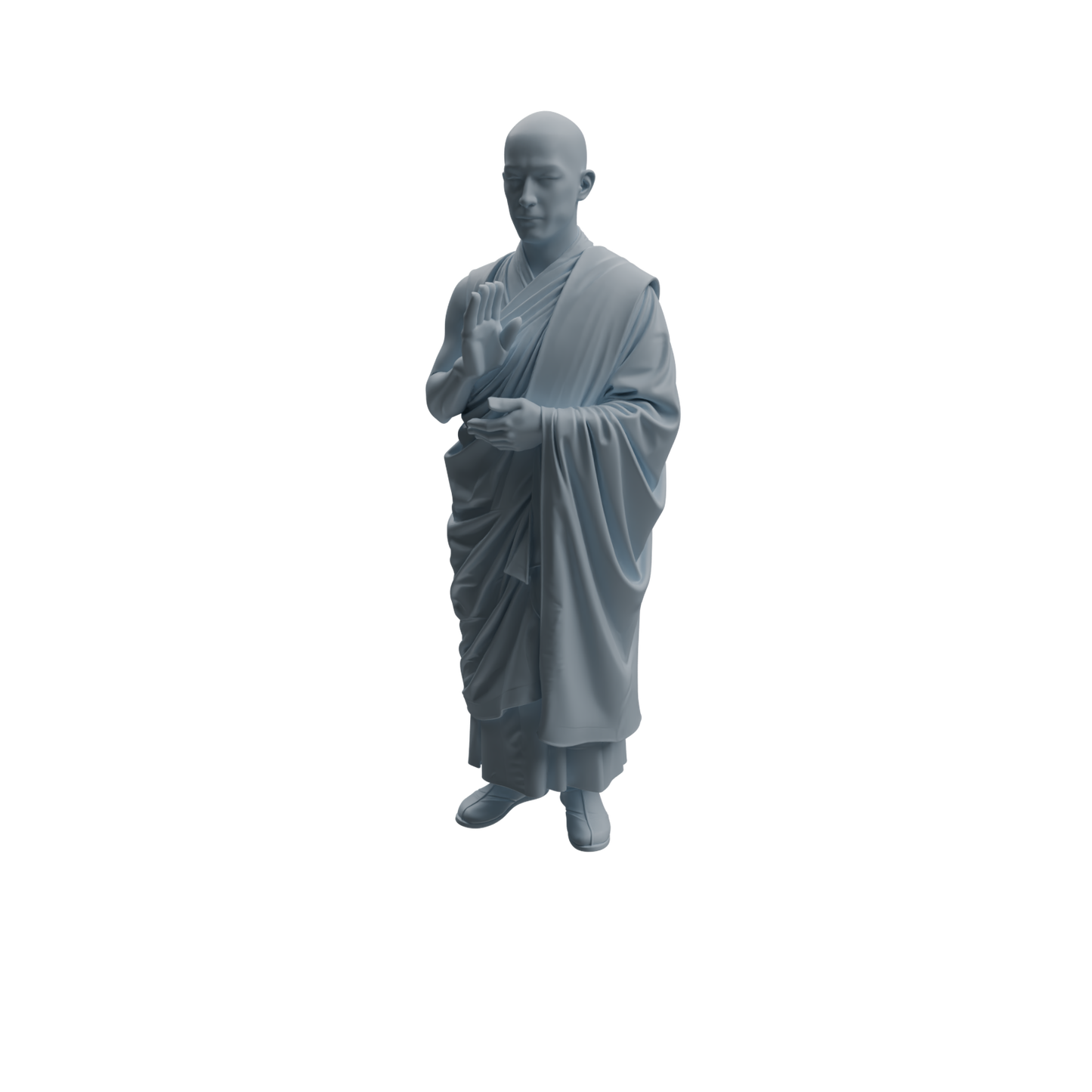 MRY-SFW LYTR1085 Martial Monk with Ritual Tools Character Modern Model 4 pcs