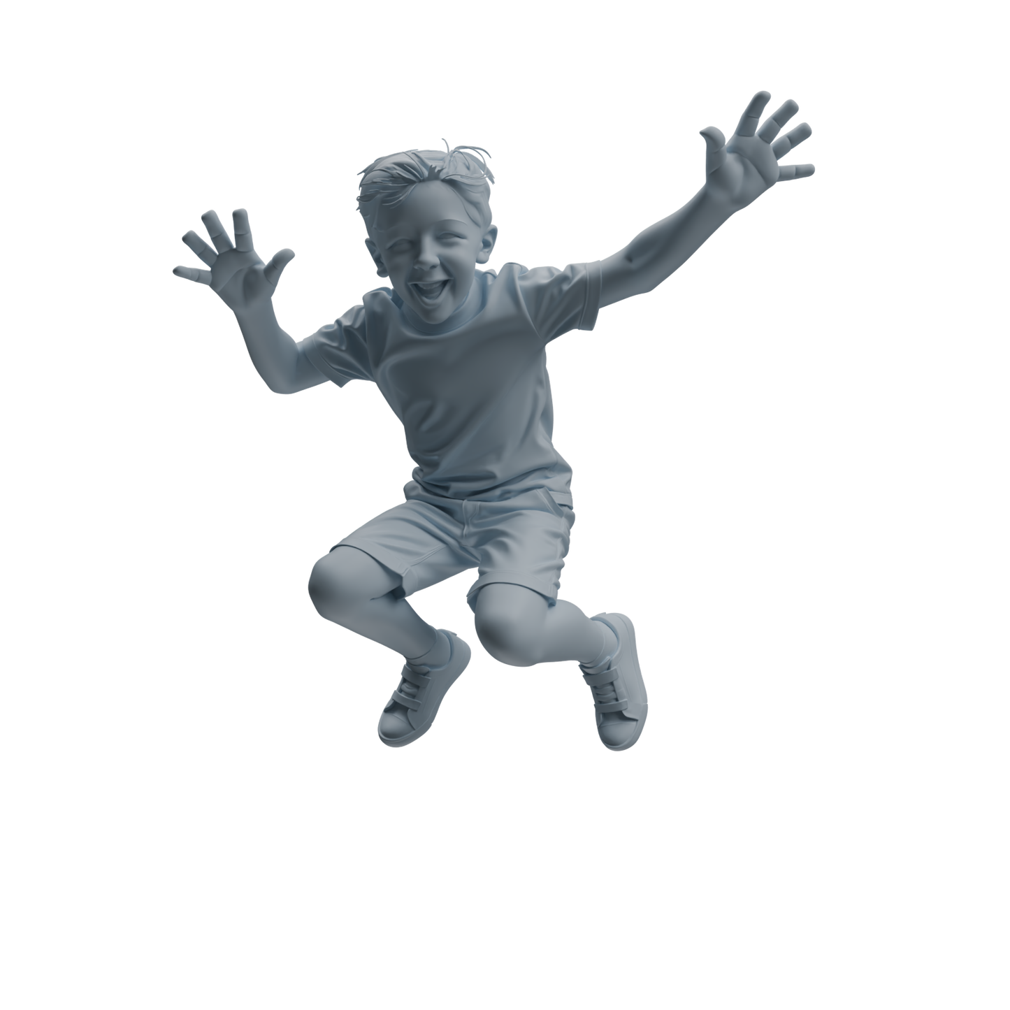 MRY-SFW LYTR1034 Joyful Kids Character Modern Model 4 pcs