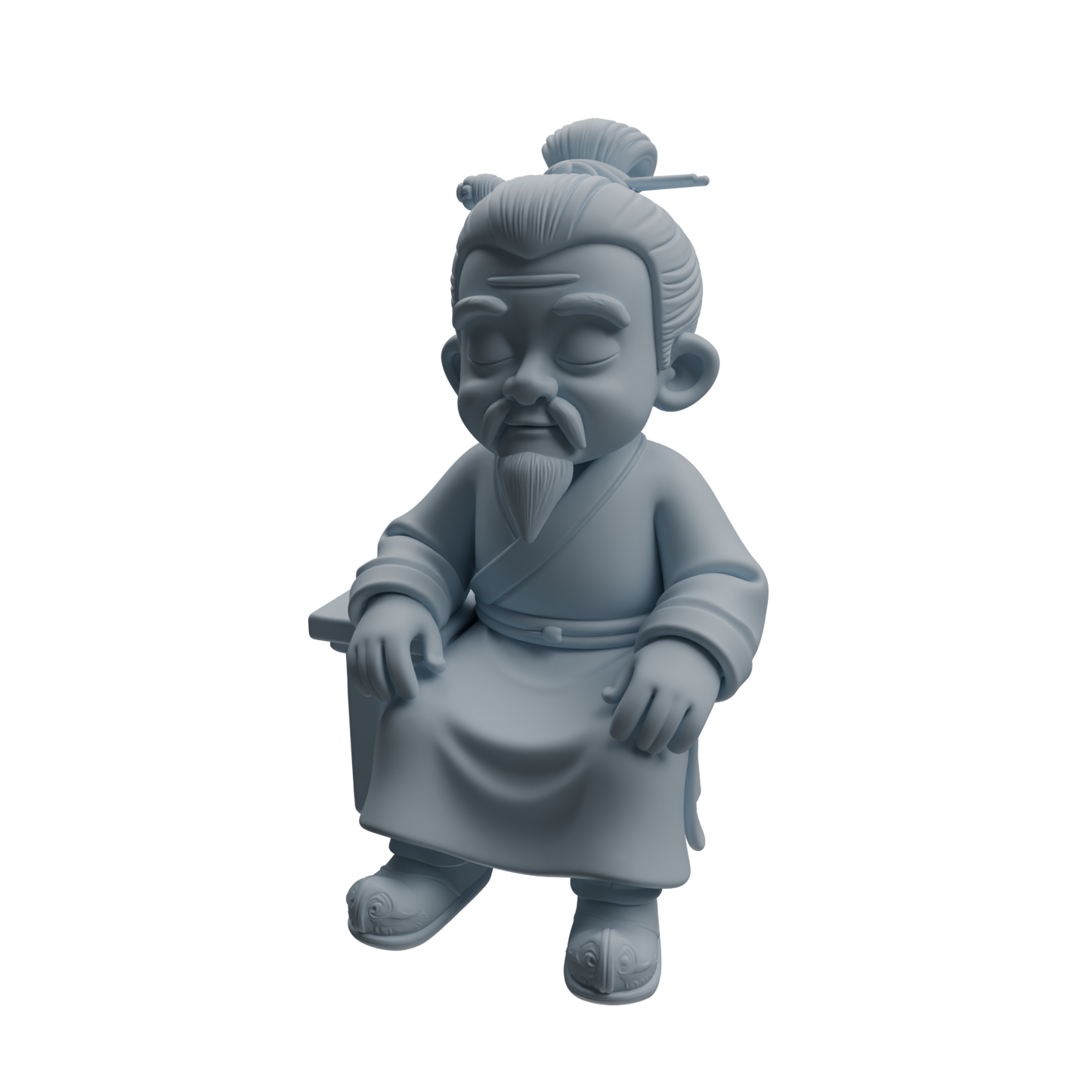 MRY-SFW LYTR976 Ancient Scholar Tea Drinking Character Modern Model 4 pcs