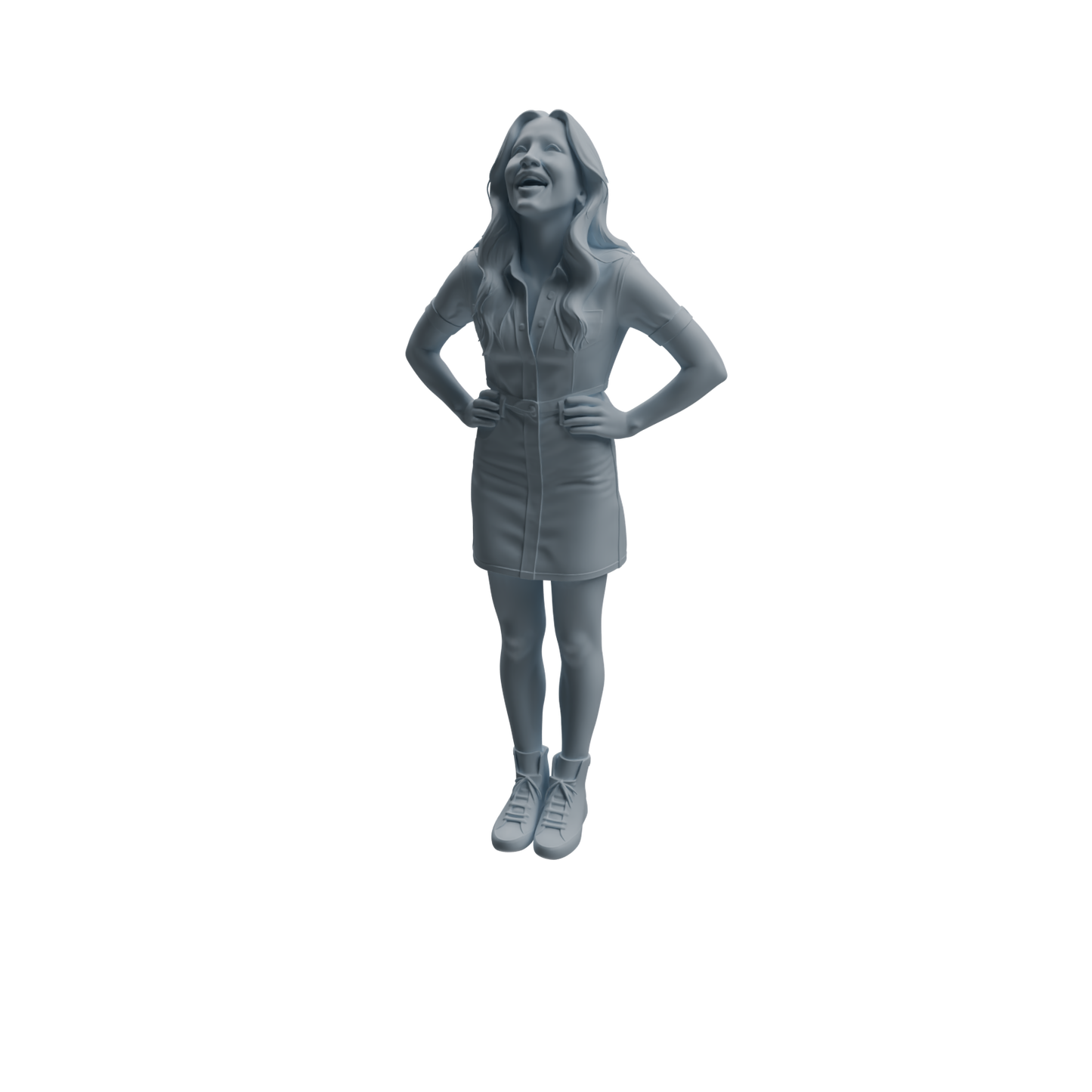 MRY-SFW LYTR1042 Joyful Interactive Female Character Modern Model 4 pcs