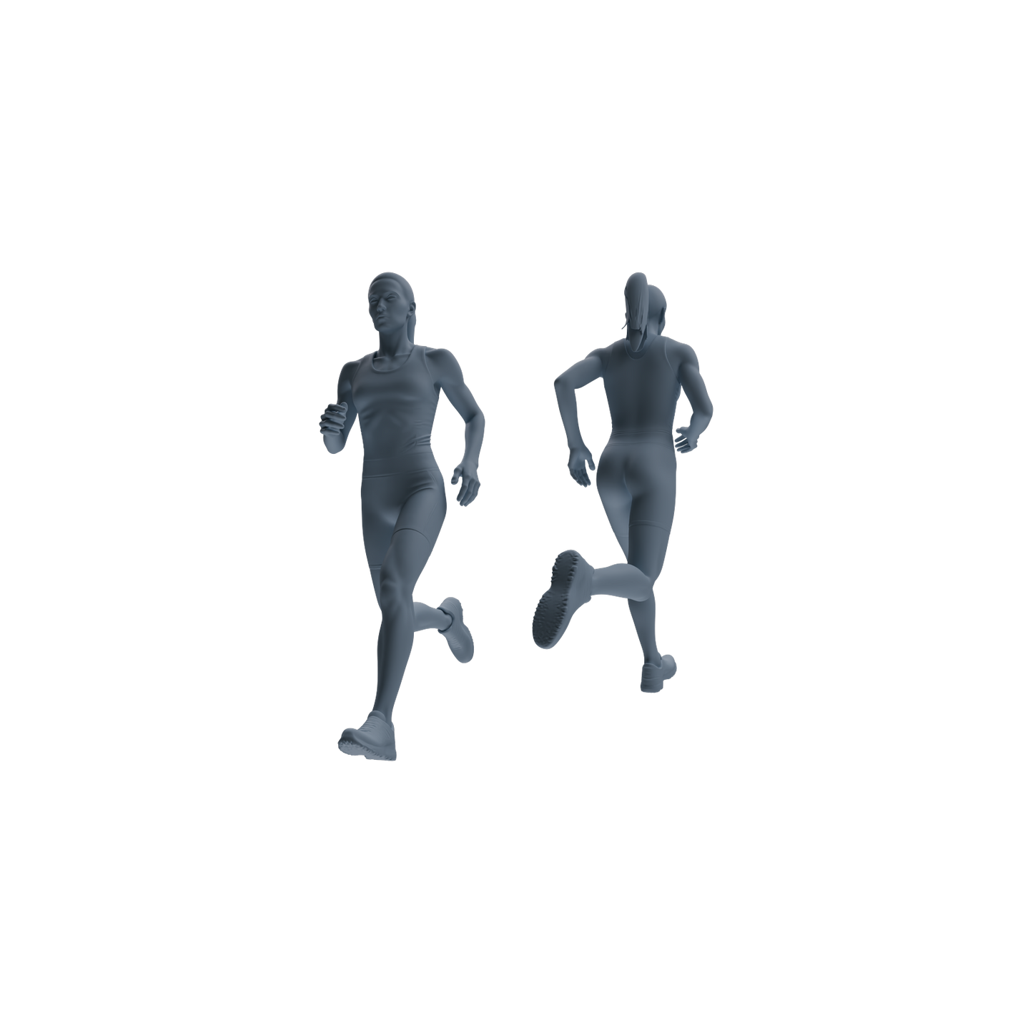 MRY-SFW LYTR818 Running Athlete Figure Modern Model 4 pcs Miniature Car Diorama Figures Scene Props Accessories Resin