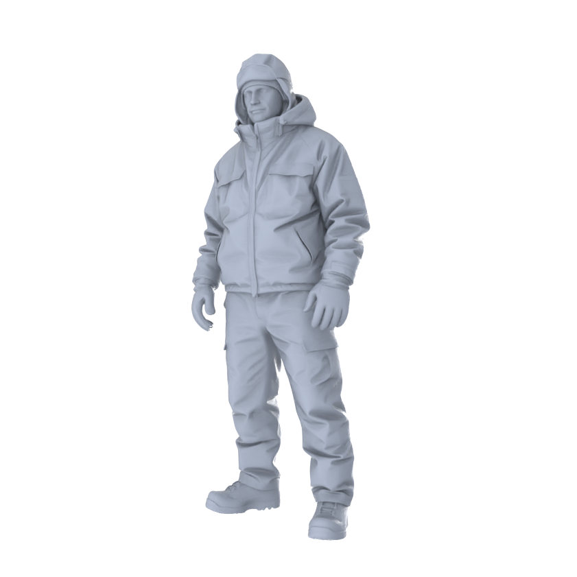 MRY-SFW LYTR564 Modern Casual Workwear People Pose Group of 6 Miniature Car Diorama Figures Scene Props Accessories Resin