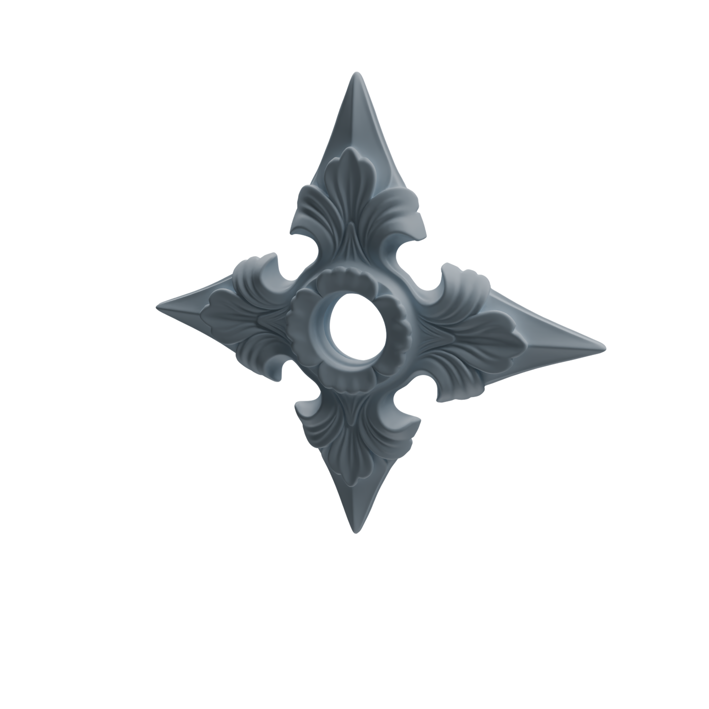 MRY-SFW LYGS451 Dragon Pattern Crossbow & Leaf Pattern Shuriken Modern Model 4 pcs