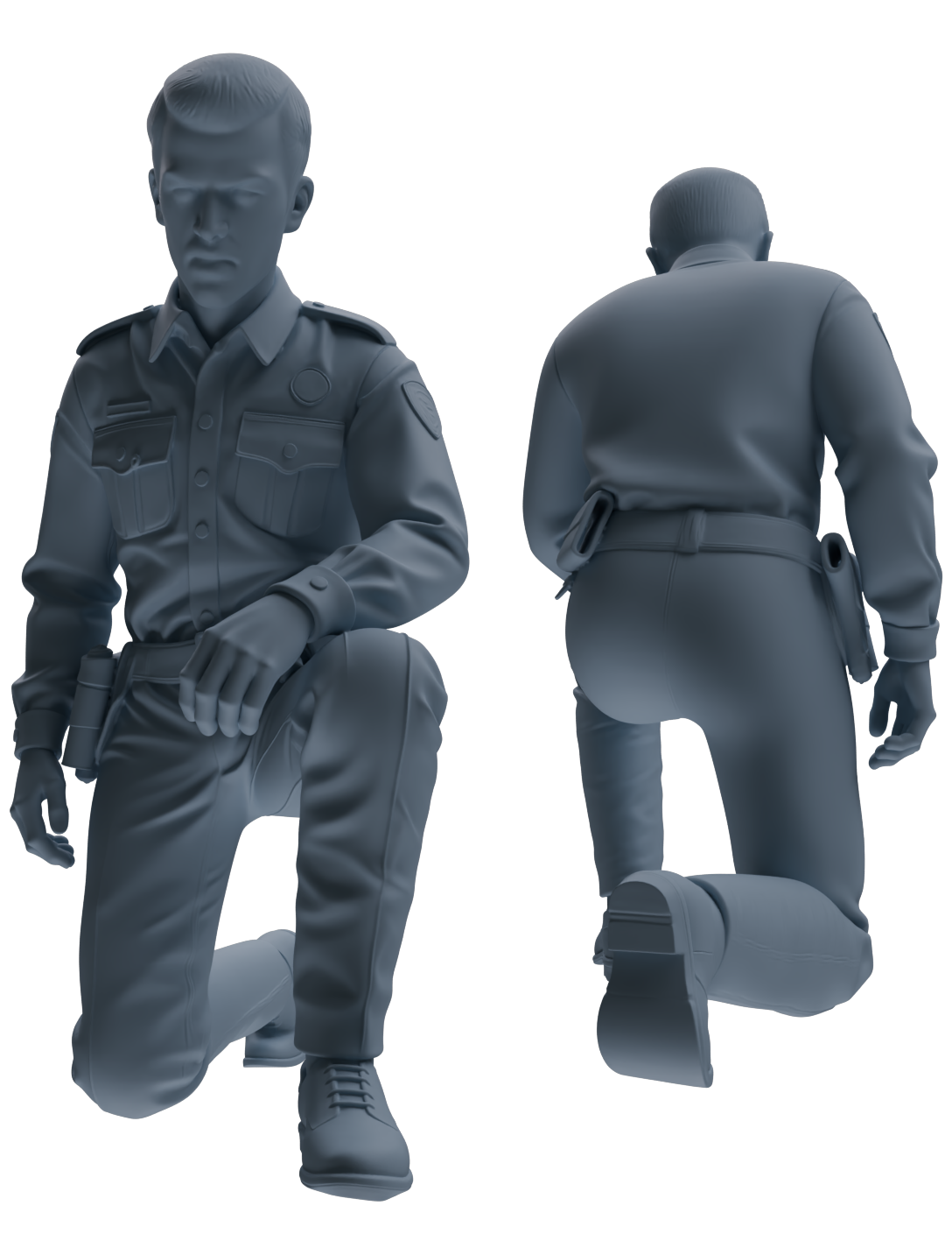 MRY-SFW LYGR674 Los Angeles Patrol Police Six-Person Daily Routine