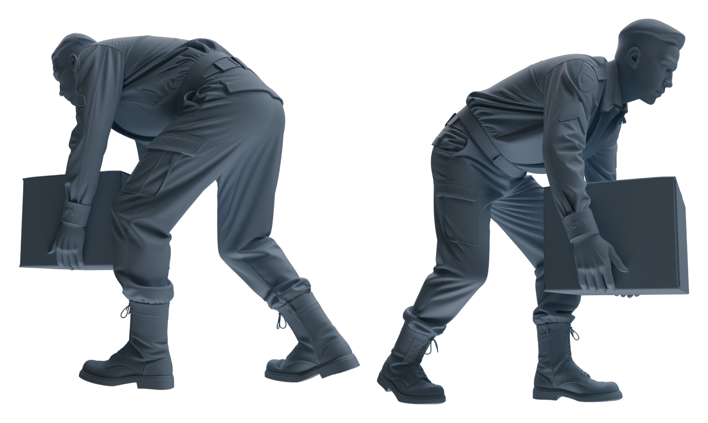 MRY-SFW LYGR591 Historical WWII U.S. Army Six-Person Carrying Group