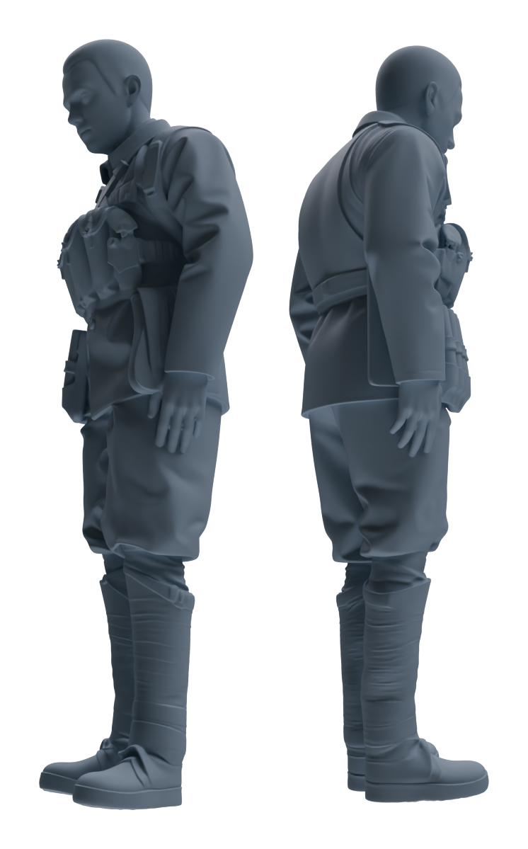 MRY-SFW LYGR610 Historical People's Liberation Army Six-Person Command Group