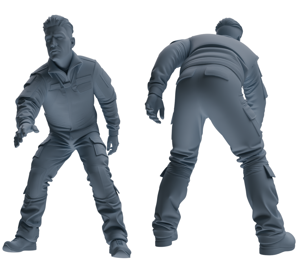 MRY-SFW LYGR687 Modern U.S. Military Six-Person Groping Group