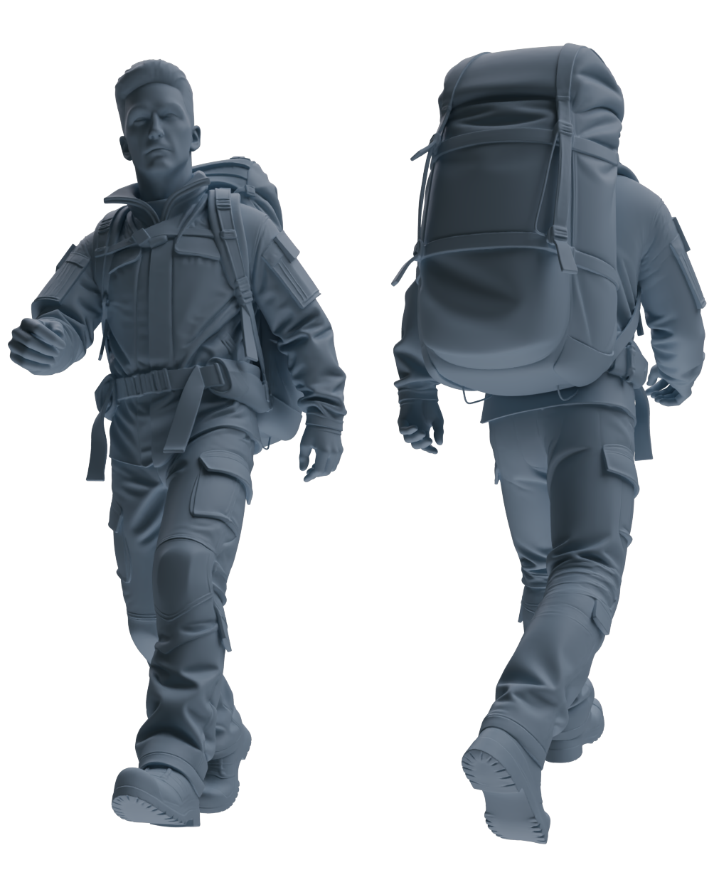 MRY-SFW LYGR693 Modern U.S. Military Six-Person Hiking Group
