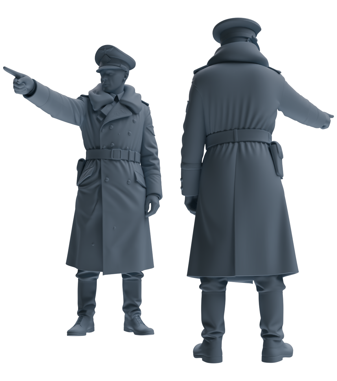 MRY-SFW LYGR703 WWII German Army Story Scene Six-Person Physical Training Group
