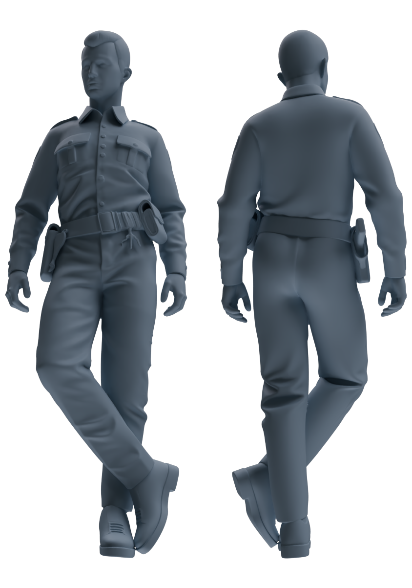 MRY-SFW LYGR675 Los Angeles Patrol Police Six-Person Daily Routine 2