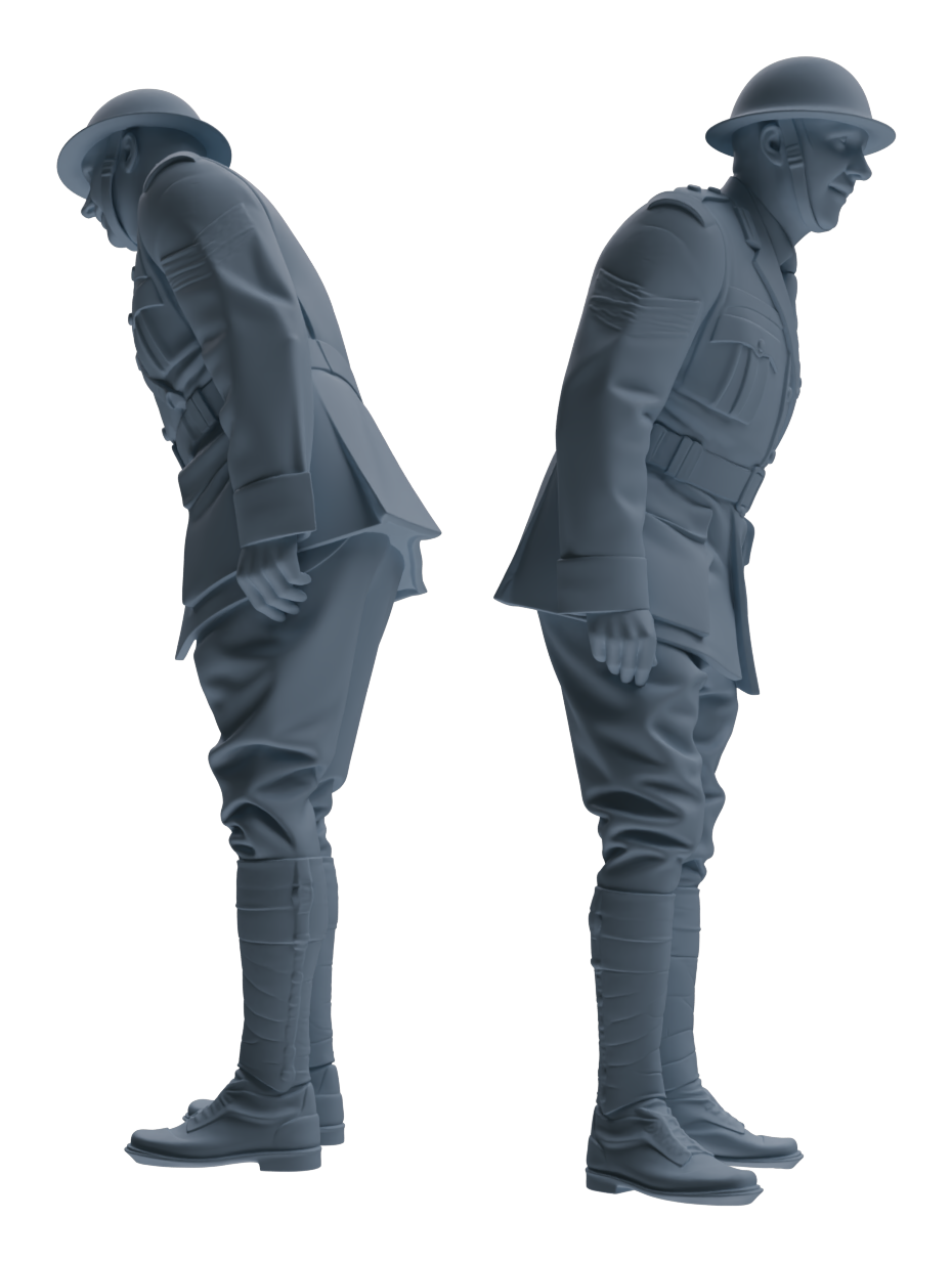 MRY-SFW LYGR600 Historical WWII British Army Six-Person Daily Routine 2