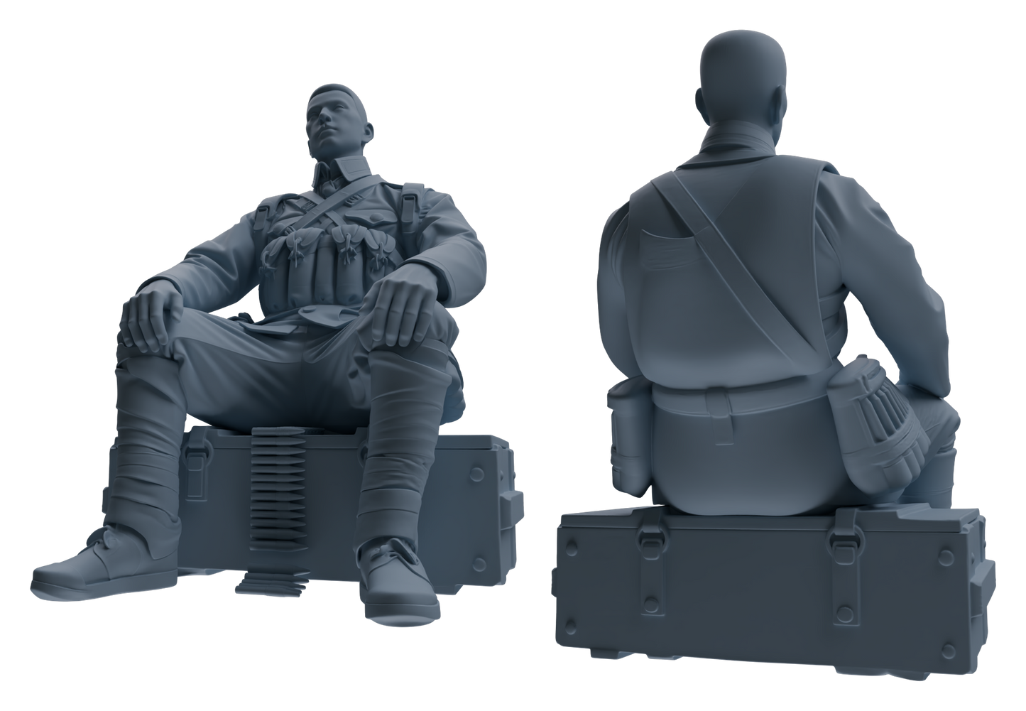 MRY-SFW LYGR608 Historical People's Liberation Army Seven-Person Rest Group