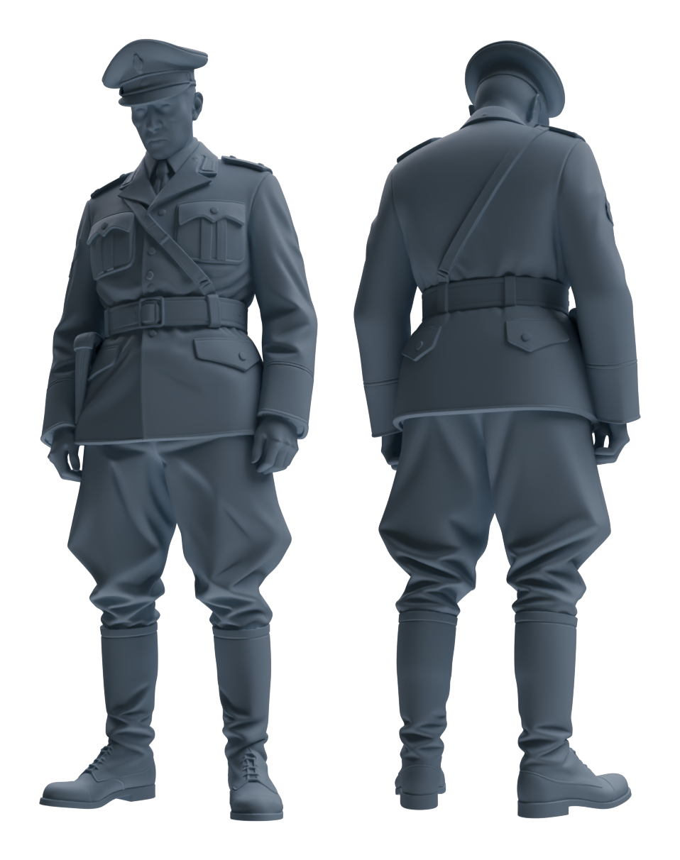 MRY-SFW LYGR579 WWII French Army Six-Person Punishment Group