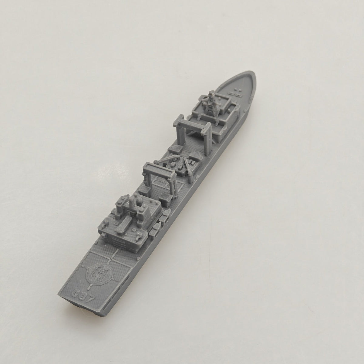 Weishanhu Type 903 Replenishment Ship MRY-SFW KT0429 FDM 3D Printed Warship Model