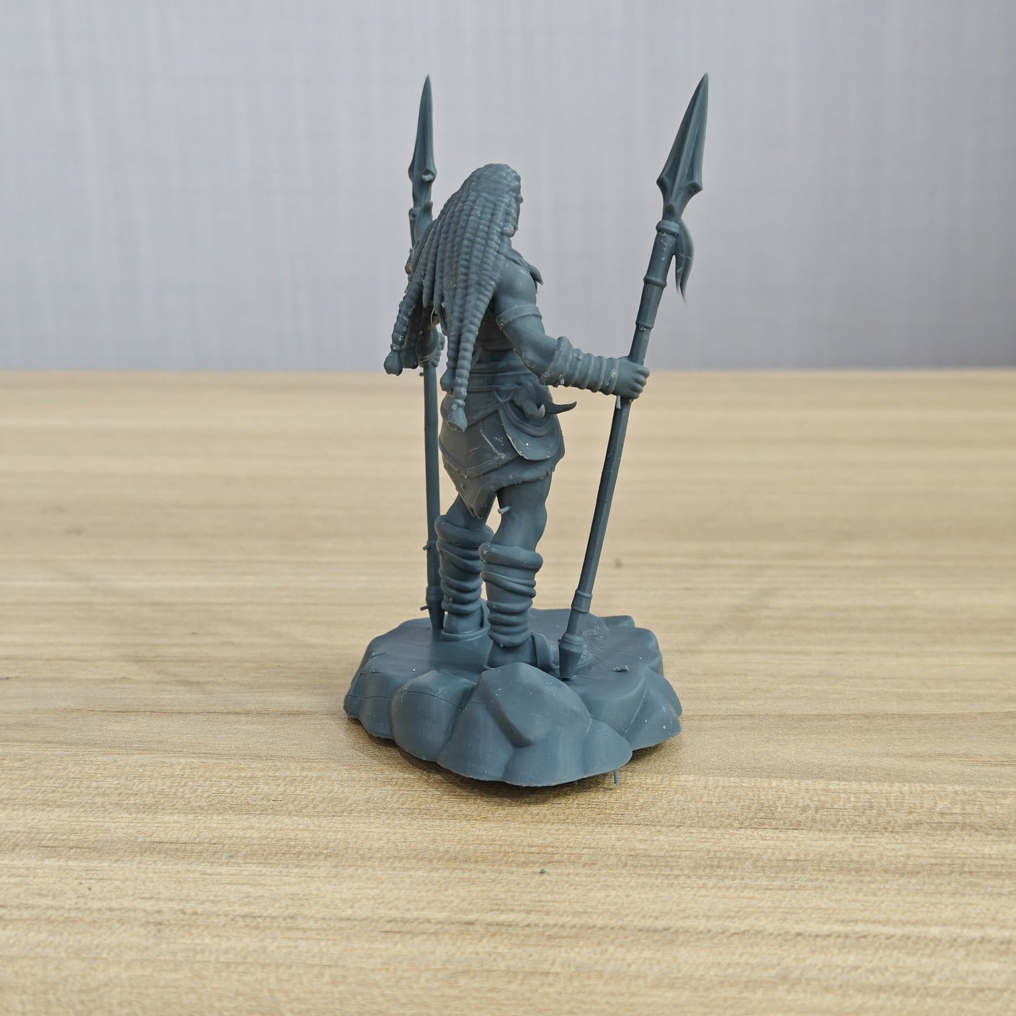 MRY-SFW LYTR1343 Tribe Elf Spearman Fantasy Warrior 3D Printed Figure Model