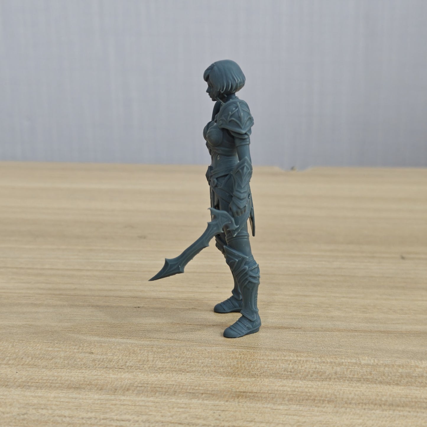 MRY-SFW LYTR1356 Fantasy Style Mechanical Female Warrior 3D Printed Figure Model
